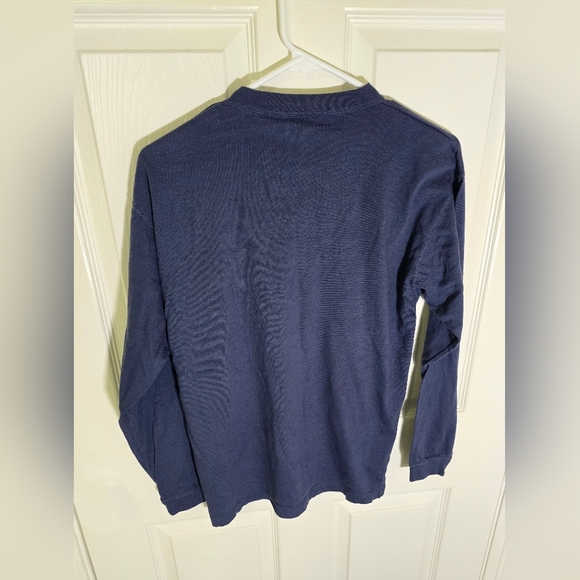 Architect Mens Blue Long Sleeve 3 Button Top Large - Picture 8 of 9